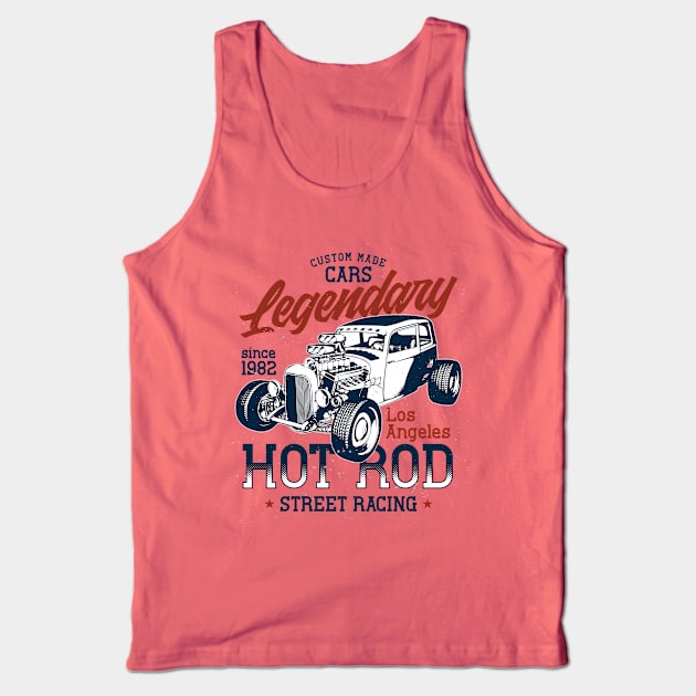 Legendary Hotrod Street Racing Tank Top by Hariolf´s Mega Store